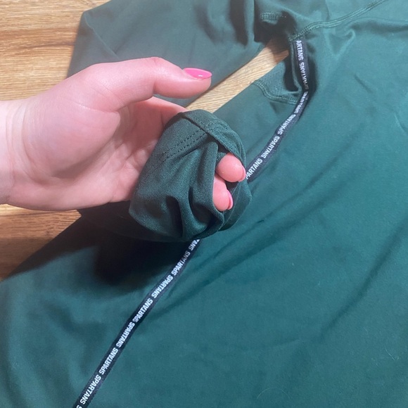 Nike Michigan State Spartans 1/4 Zip Pullover - Picture 5 of 7
